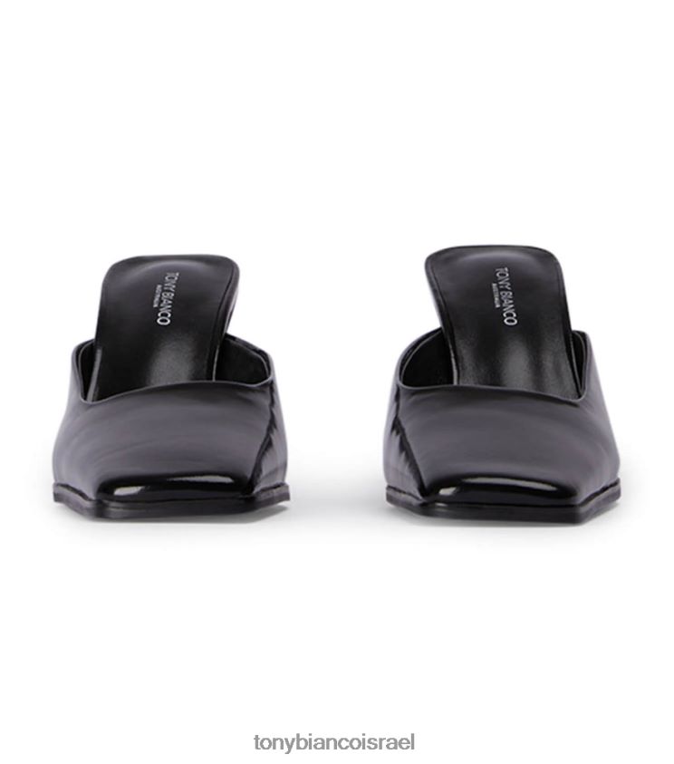 עקבים נמוכים | נשים שחור היי ברק Tony Bianco עקבי הבזק 8BNR8T253